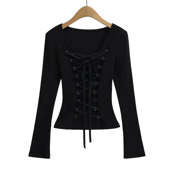 NightShift Bandage Gyaru Vintage Long Sleeve