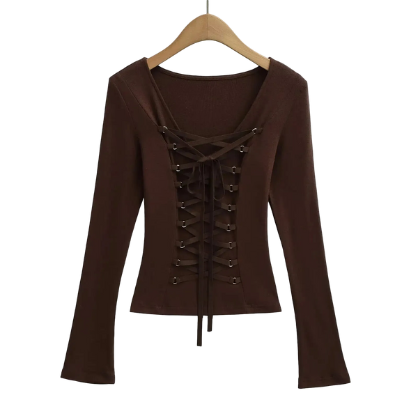 NightShift Bandage Gyaru Vintage Long Sleeve