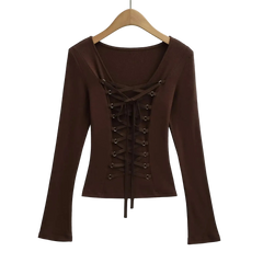 NightShift Bandage Gyaru Vintage Long Sleeve