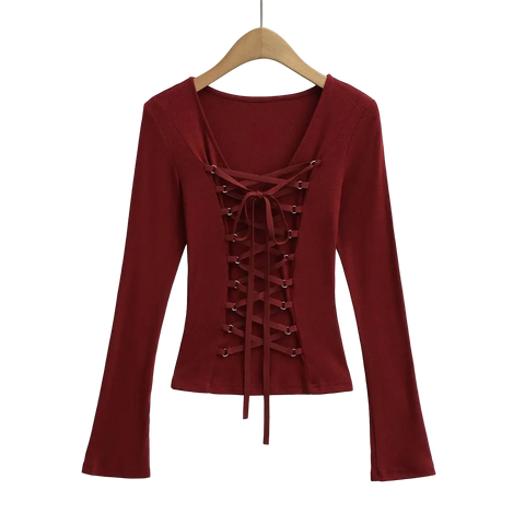 NightShift Bandage Gyaru Vintage Long Sleeve